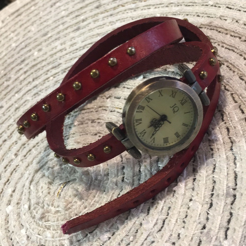 Studded Wrap bracelet watch